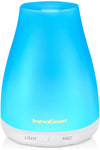 Essential Oil Diffuser With Color Lights - White