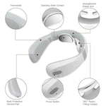 Smart Neck Massager With Heat - White/Gray