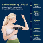Massage Gun - 6 Heads - Black