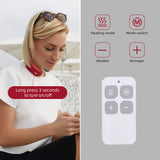 Portable Neck Massager With Heat - Red