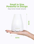 Essential Oil Diffuser With Color Lights - White