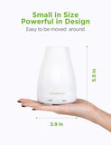 Essential Oil Diffuser With Color Lights - White