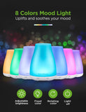 Essential Oil Diffuser With Color Lights - White
