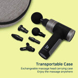 Massage Gun - 6 Heads - Black