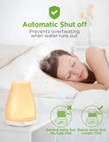 Essential Oil Diffuser With Color Lights - White