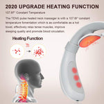 Smart Neck Massager With Heat - White/Gray