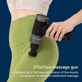 Massage Gun - 6 Heads - Black