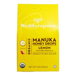 Organic Manuka Honey Drops, Lemon & Bee Propolis, 4 Oz