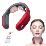 Portable Neck Massager With Heat - Red