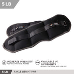 Ankle/Wrist Weight Set of 2 - 5lbs