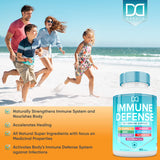 7 in 1 Immune Support Booster Supplement (120 Capsules)