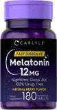 Melatonin 12 mg | Night time Sleep Aid