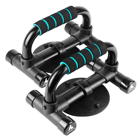 Push Up Bars - M Shape - Cyan