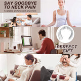 Smart Neck Massager With Heat - White/Gray