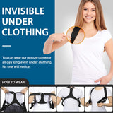 Posture Corrector - Y Shape - Black