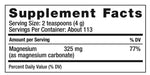 Magnesium Citrate Supplement, Anti-Stress  Drink Mix Powder- Raspberry Lemon, Vegan, Gluten Free and Non-GMO -16 oz