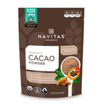 Navitas Organics Cacao Powder, 16oz. Bag, 30 Servings - Organic, Non-GMO, Fair Trade, Gluten-Free 1 Pound (Pack of 1)