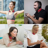 Portable Neck Massager With Heat - Red