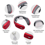 Portable Neck Massager With Heat - Red