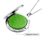 Aromatherapy Locket - Stainless Steel - Maple Leaf