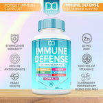 7 in 1 Immune Support Booster Supplement (120 Capsules)