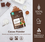 Navitas Organics Cacao Powder, 16oz. Bag, 30 Servings - Organic, Non-GMO, Fair Trade, Gluten-Free 1 Pound (Pack of 1)