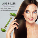 Jade Roller With Double Stones