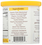 Organic Vanilla Frosting with Coconut Oil