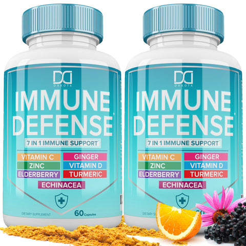 7 in 1 Immune Support Booster Supplement (120 Capsules)